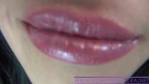Hot Asian Amateur PornbabeTyra pure lip fetish close up