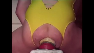 giant toy gapes his ass