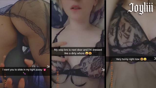Snapchat Slut Sexting with Hairbrush while Step Bro next Door (@Joyliii.ph Add Me)